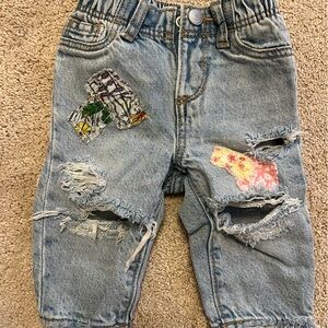 Handmade girls jeans